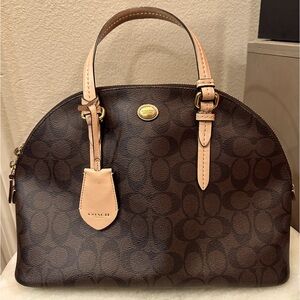 Coach Peyton Signature Domed Satchel